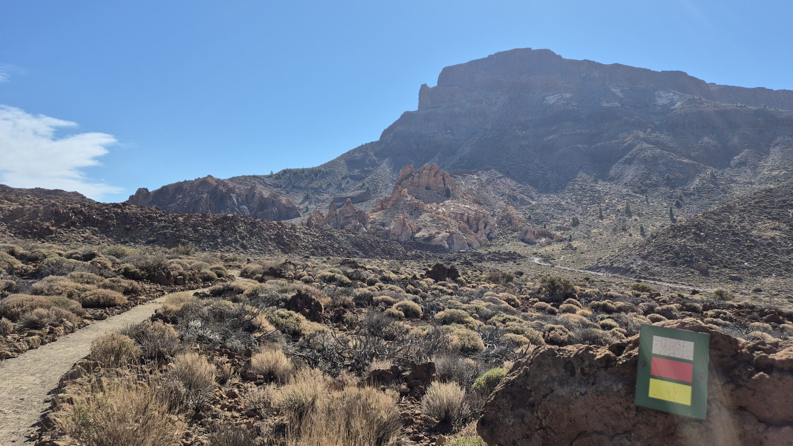 Hoken op Tenerife - Las Cañadas - zicht op berg